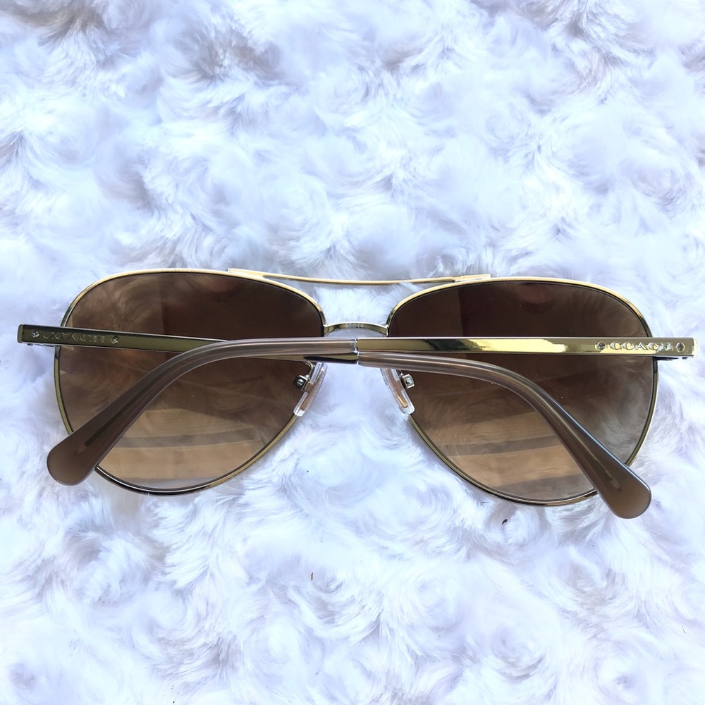 Coach Women's Aviator Sunglasses NWT - Picture 7 of 15